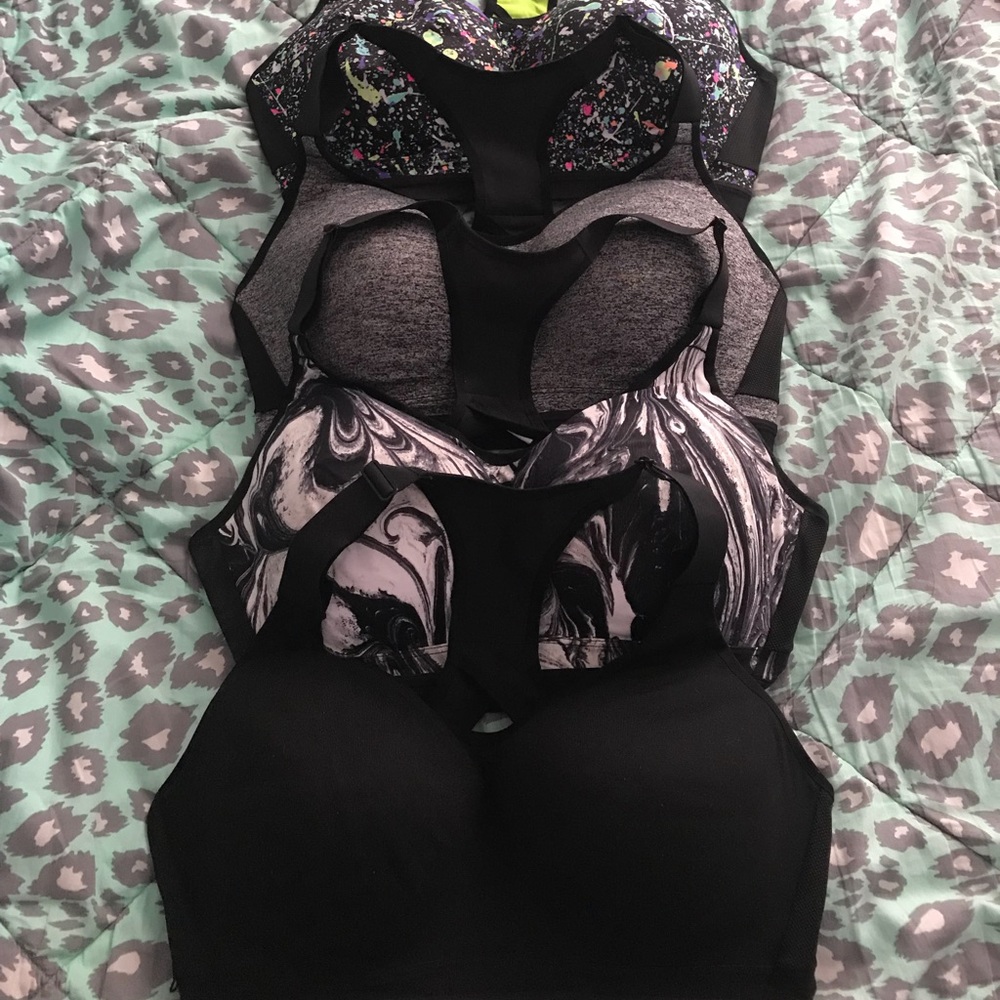 EUC 4 Victoria Secret Sport Sports Bras 36DD